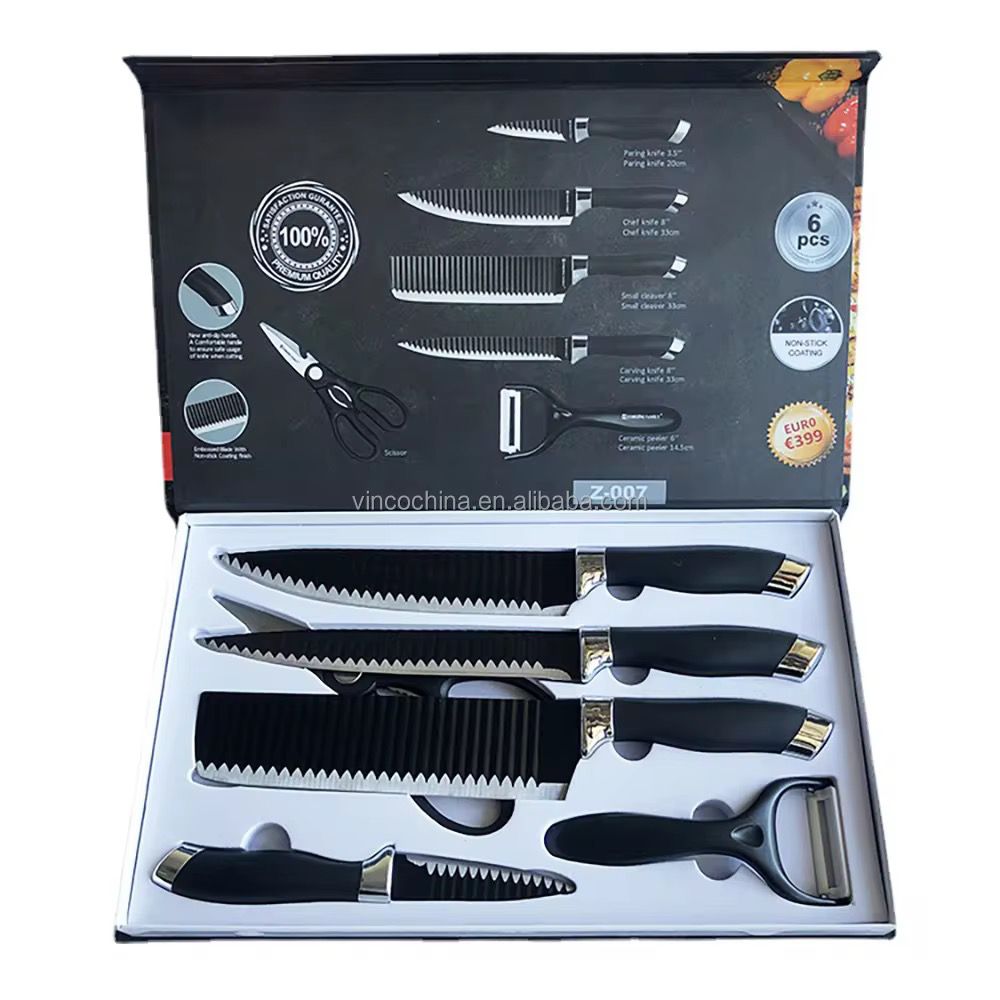 Set Cuchillos Profesionales X6